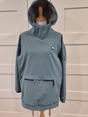 Montec Unisex Hooded Ski Jacket in Teal Green, Large